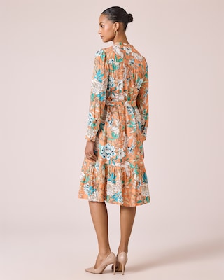 Produktabbildung 11 für Kleid mit Bindegürtel