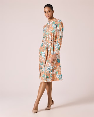 Produktabbildung 10 für Kleid mit Bindegürtel