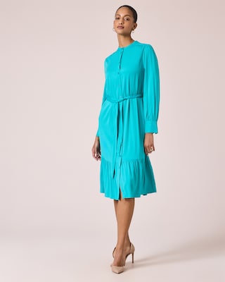 Produktabbildung 12 für Kleid mit Bindegürtel