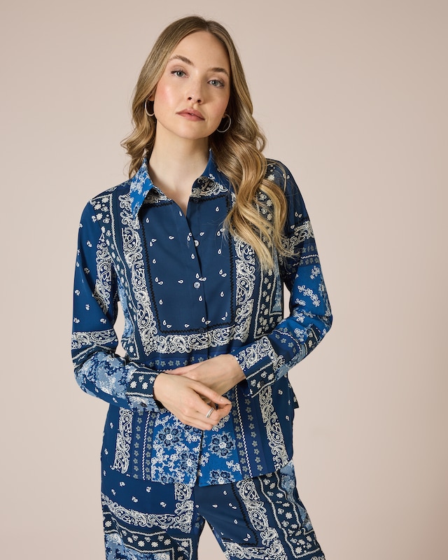 Bluse mit Mustermix