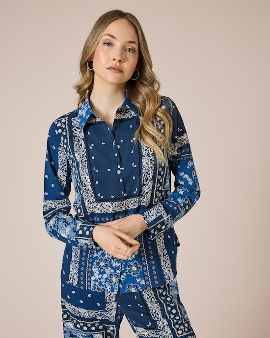 Produktabbildung für Bluse mit Mustermix