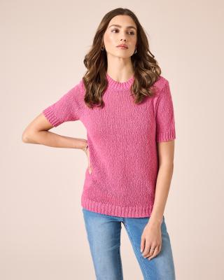 Produktabbildung 3 für Kurzarmpullover mit Struktur