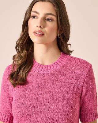 Produktabbildung 5 für Kurzarmpullover mit Struktur