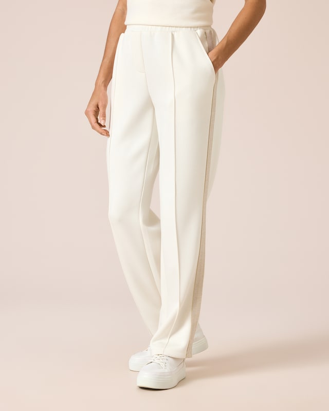 Jerseyhose mit Glitzerstreifen