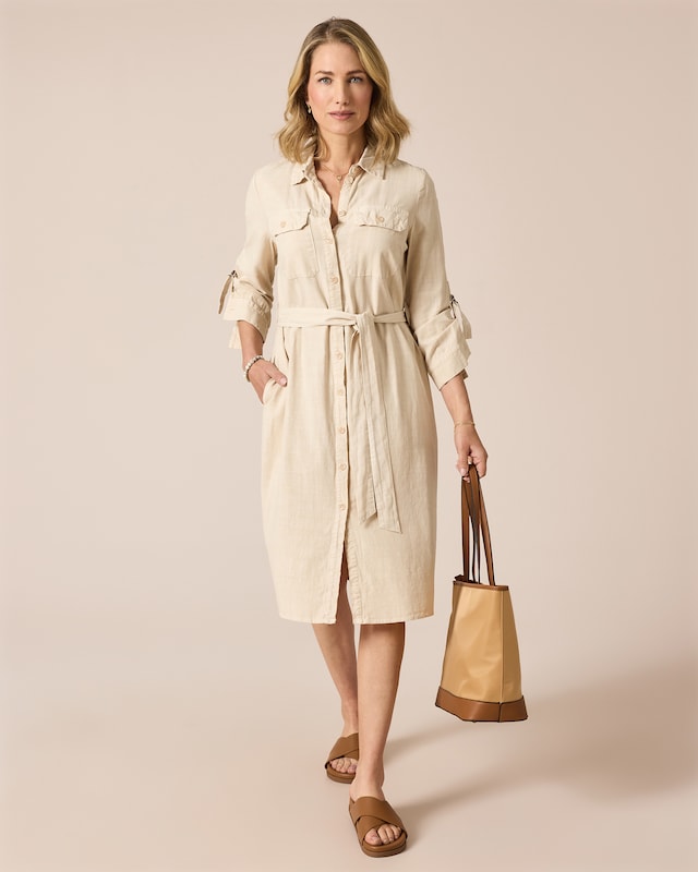 Qvc Thomas Rath Taschen THOM By Thomas Rath Kleid Mit Leinen Und