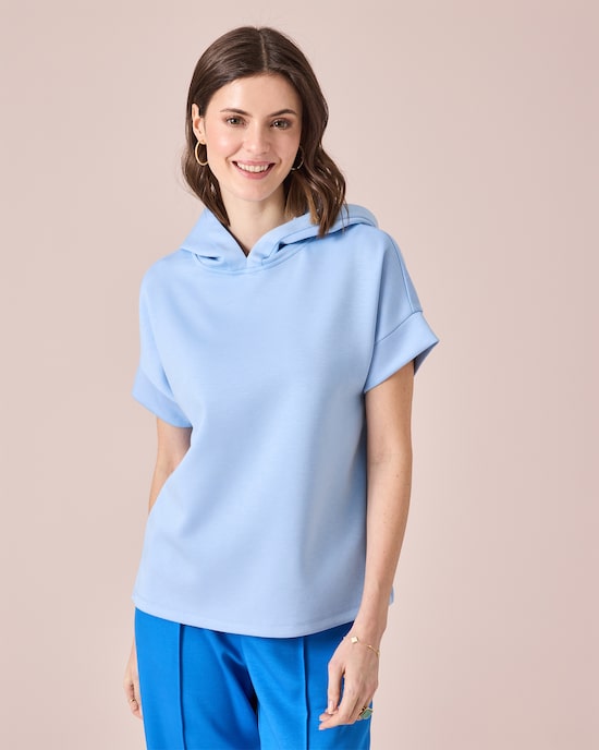 Produktabbildung für Jersey Shirt mit Kapuze