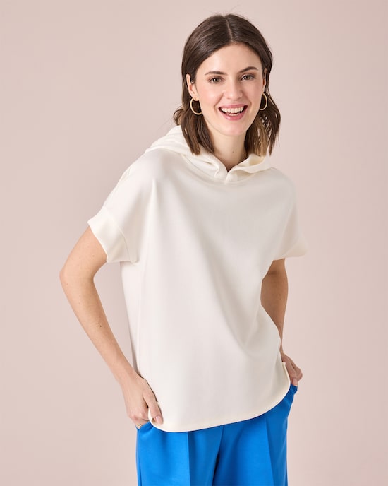 Produktabbildung für Jersey Shirt mit Kapuze