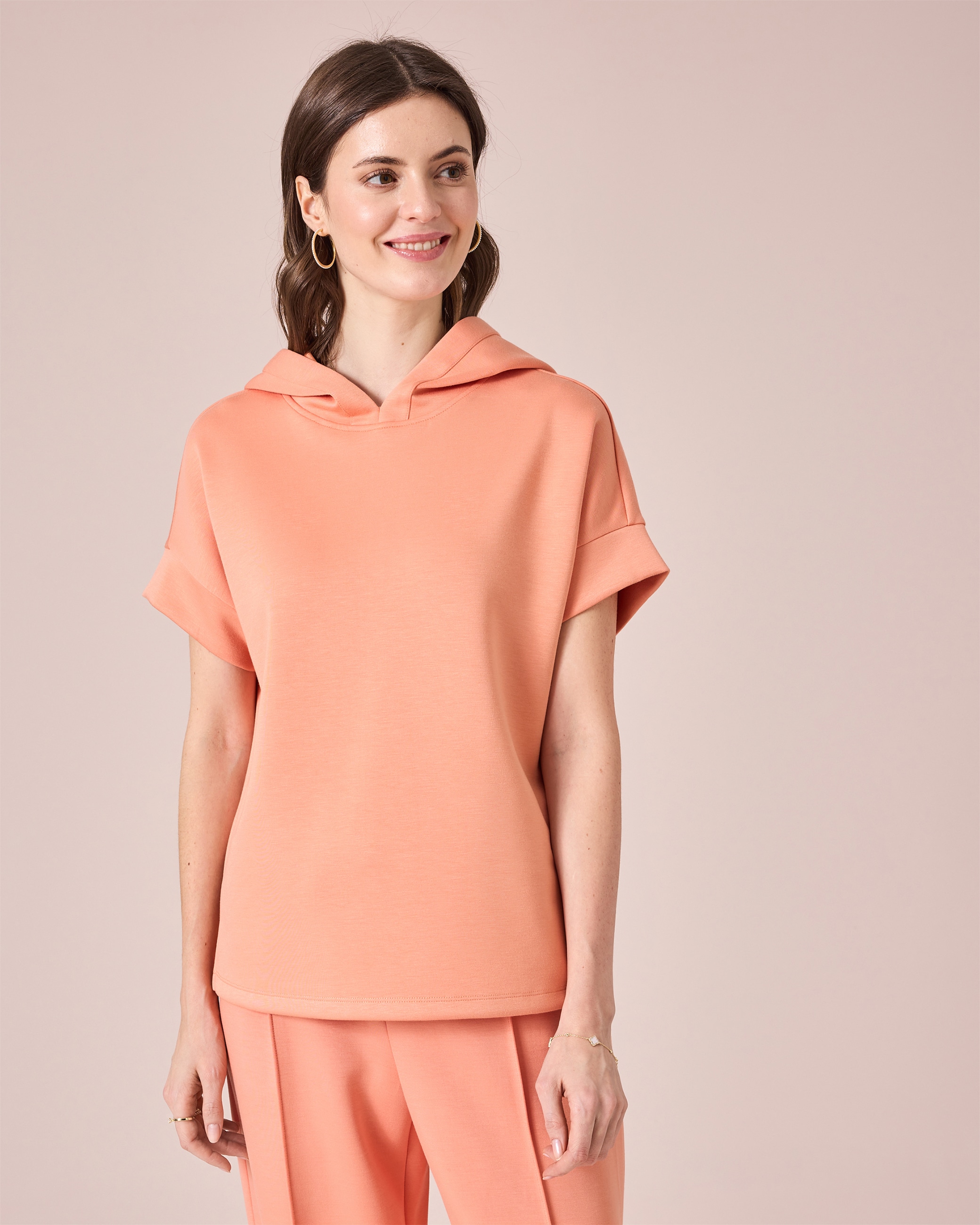 Produktabbildung für Jersey Shirt mit Kapuze