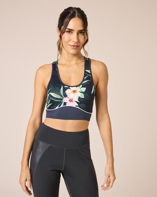 Produktabbildung für Sport Bustier mit Druck