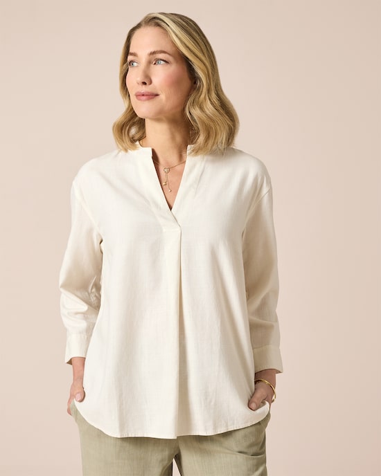 Produktabbildung für Leinen Bluse "Boxy"