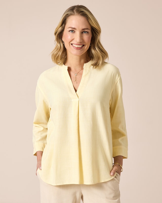 Leinen Bluse "Boxy"