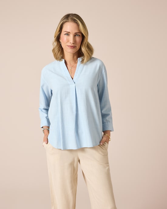 Produktabbildung für Leinen Bluse "Boxy"