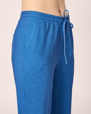 Produktabbildung 4 für Ponte Hose im Denim Look