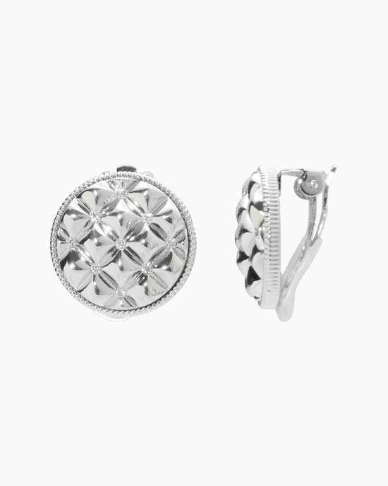 Produktabbildung für Ohrclips mit Zirkonia