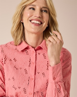 Produktabbildung 19 für Bluse mit Lochstickerei