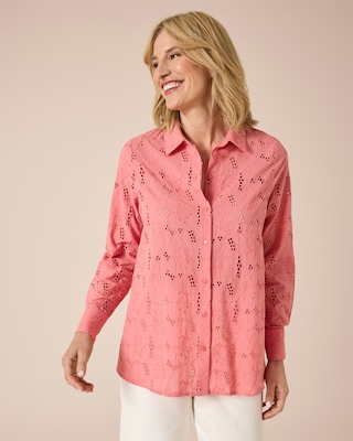 Produktabbildung 17 für Bluse mit Lochstickerei