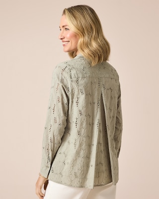 Produktabbildung 12 für Bluse mit Lochstickerei