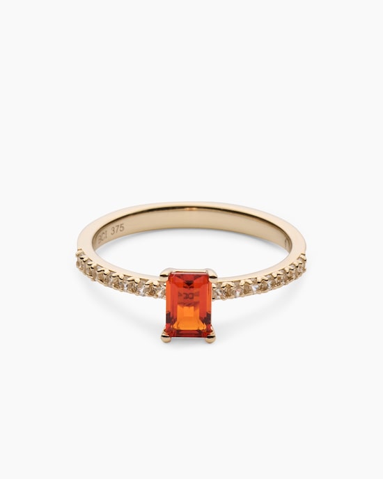 Produktabbildung für Ring mit Feueropal und Zirkonen