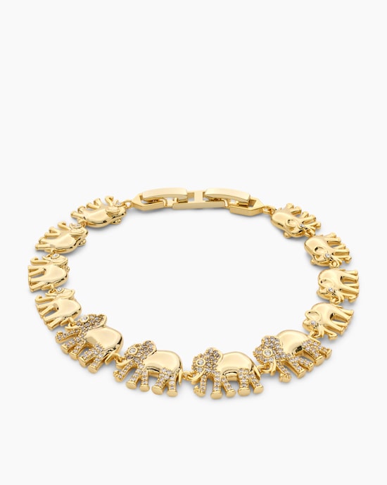 Produktabbildung für Armband "Elefant" mit Zirkonia