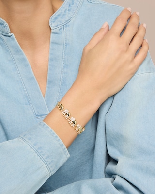 Produktabbildung 2 für Armband "Elefant" mit Zirkonia