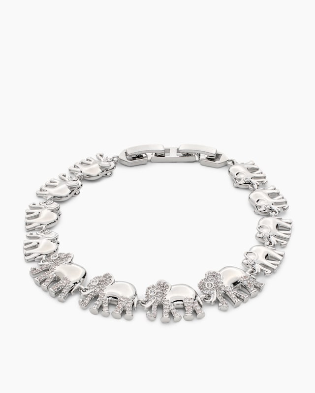 Armband "Elefant" mit Zirkonia
