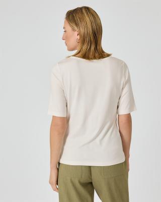 Produktabbildung 4 für Basic-Shirt mit Kontrastausschnitt