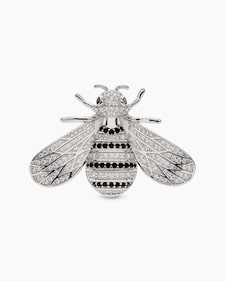 Produktabbildung für Bienen-Brosche mit Zirkonia