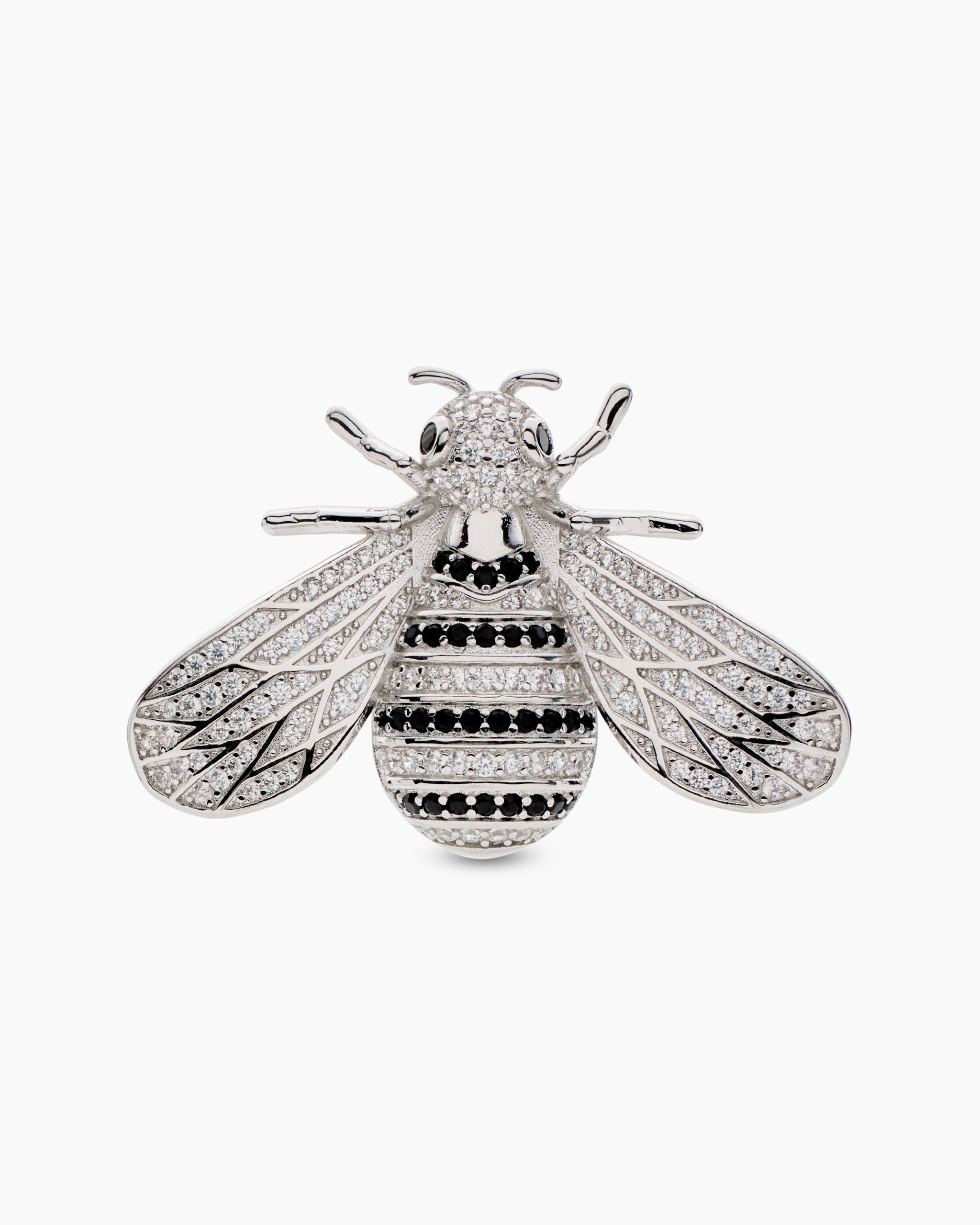 Produktabbildung für Bienen-Brosche mit Zirkonia