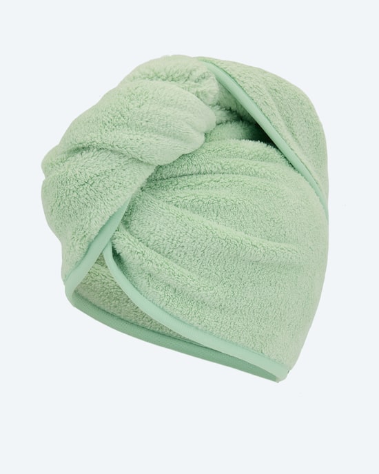 Produktabbildung für MegaFlausch Hairtowel "Eukalyptus", 2tlg.