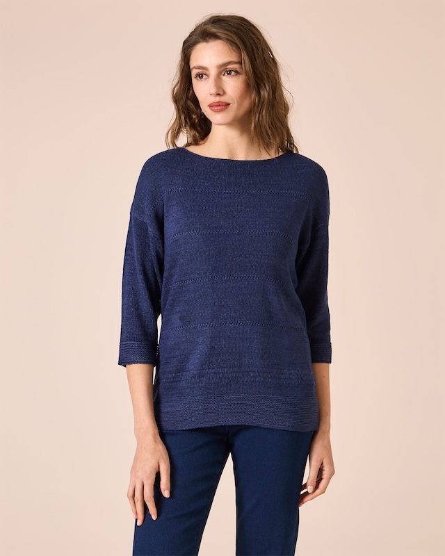 Pullover aus Bändchengarn