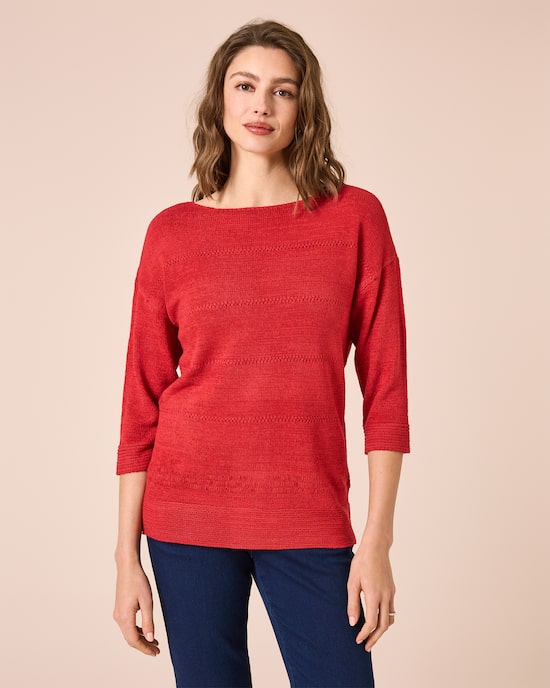 Produktabbildung für Pullover aus Bändchengarn