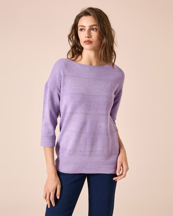 Produktabbildung für Pullover aus Bändchengarn