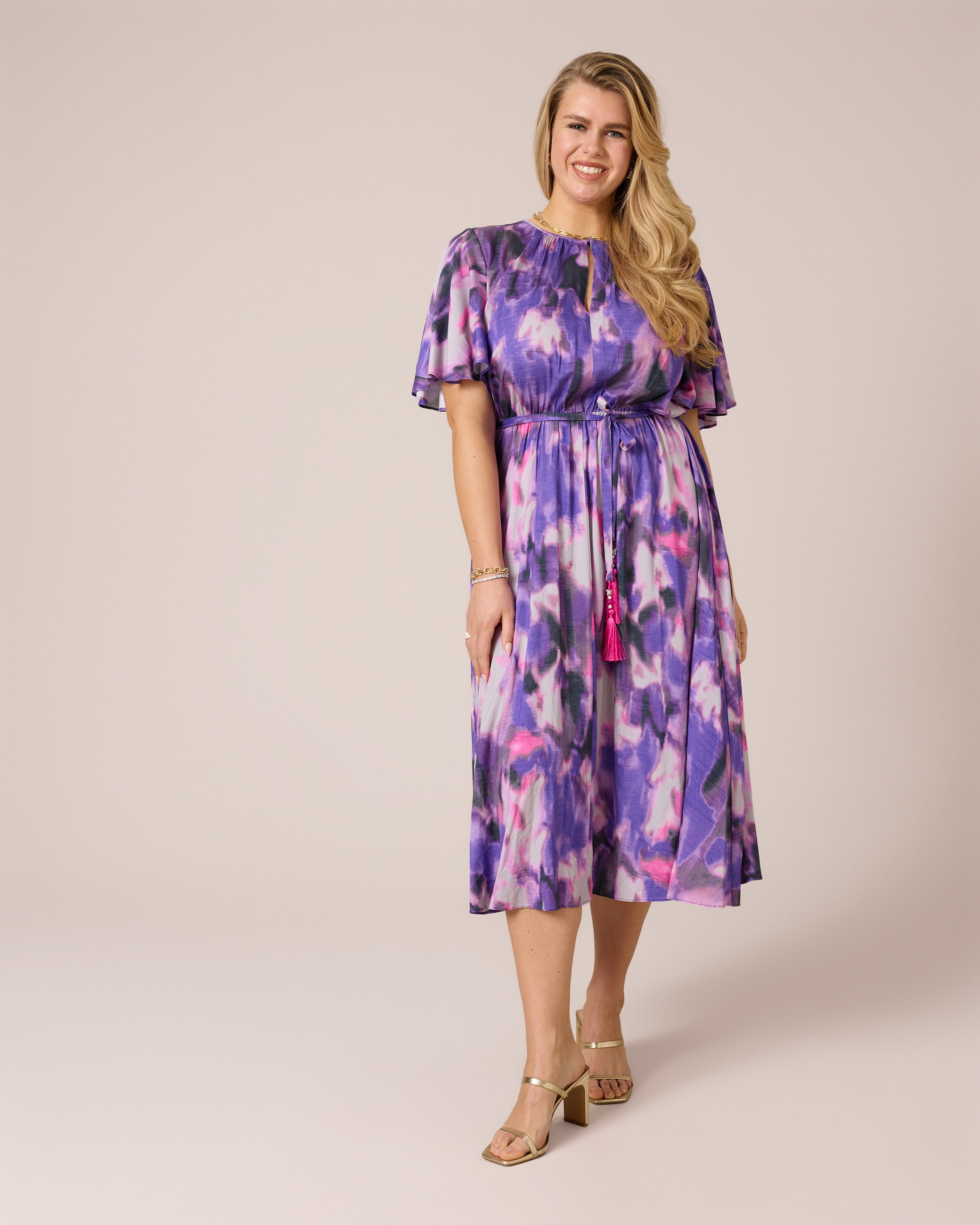 Produktabbildung für Kleid mit Batikdruck
