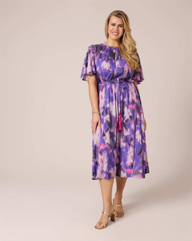 Kleid mit Batikdruck