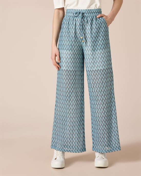 Produktabbildung für Hose mit Zig-Zag-Muster