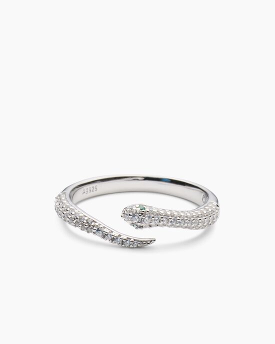 Produktabbildung für Ring "Schlange" mit Zirkonia