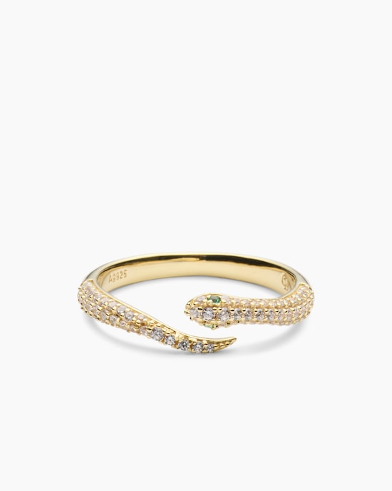 Produktabbildung für Ring "Schlange" mit Zirkonia