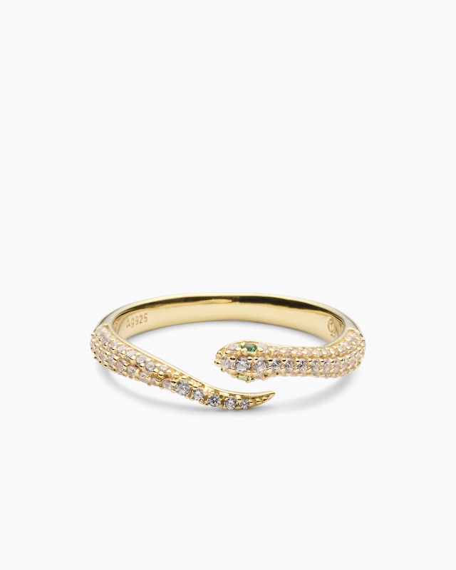 Ring "Schlange" mit Zirkonia