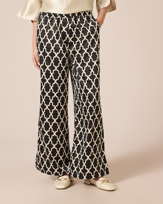 Produktabbildung für Satinhose mit Print