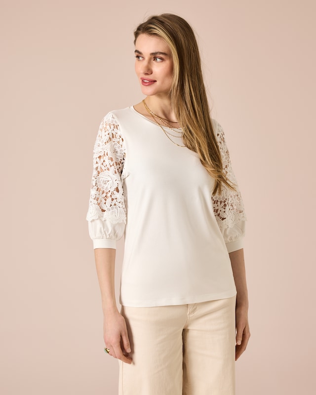 Shirt mit Ballonärmeln