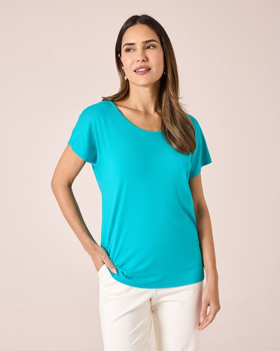 Produktabbildung für Shirt mit Spitzenbesatz