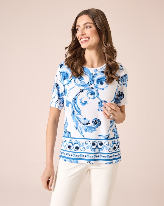 Produktabbildung für Shirt mit Ornamentdruck