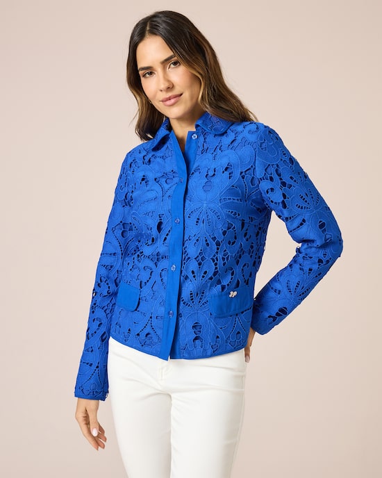 Produktabbildung für Jacke mit Spitze