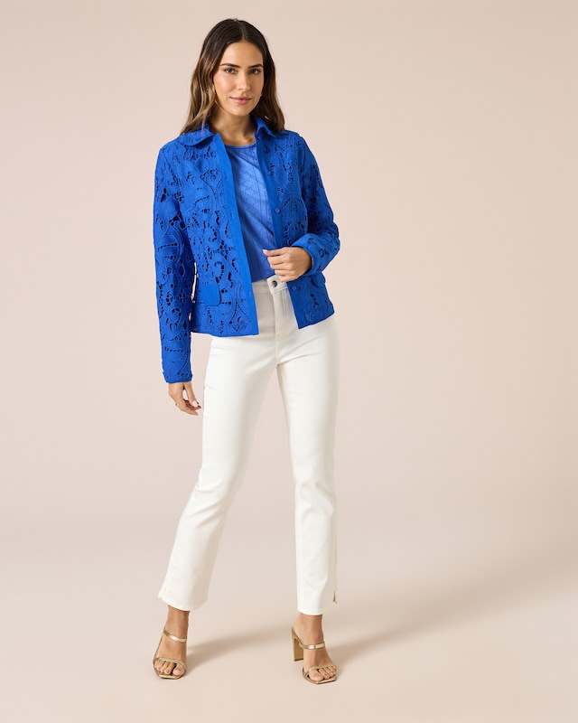 Jacke mit Spitze