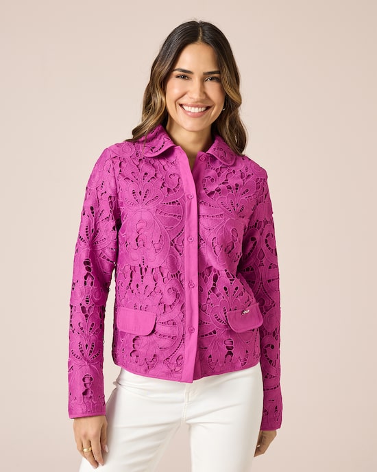 Produktabbildung für Jacke mit Spitze