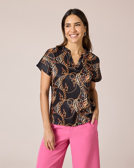 Produktabbildung für Shirt mit Fantasie-Druckmix