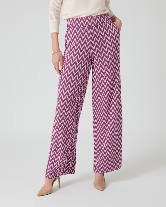 Produktabbildung für Jacquard-Hose in grafischem Design