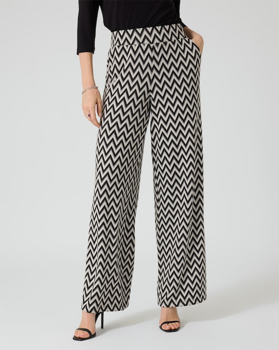 Produktabbildung für Jacquard-Hose in grafischem Design