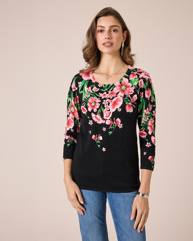 Classic Pullover "Blütenwind"