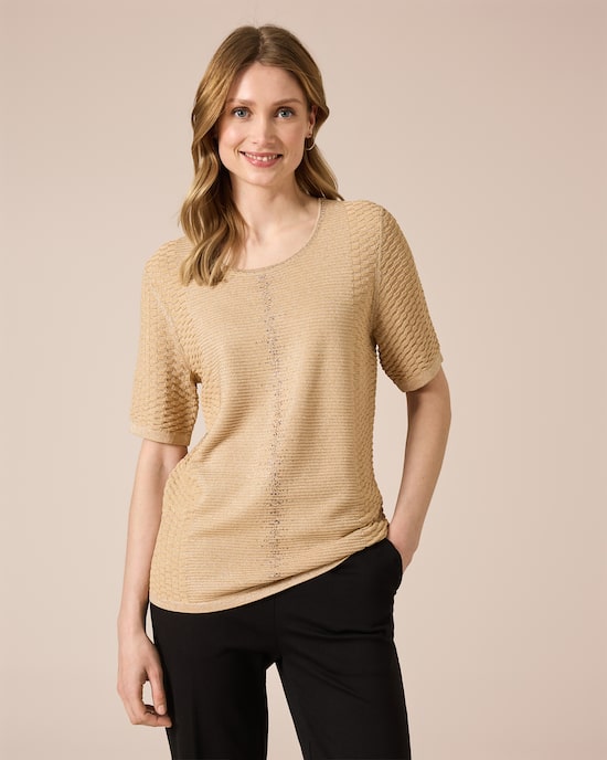 Produktabbildung für Glow Pullover mit Strass-Deko